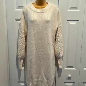 a new day Cream Sweater Dress